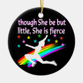 PRACHTIG KUNSTSCHAATONTWERP KERAMISCH ORNAMENT (Voorkant)