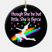 PRACHTIG KUNSTSCHAATONTWERP KERAMISCH ORNAMENT (Achterkant)