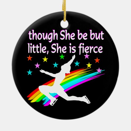 PRACHTIG KUNSTSCHAATONTWERP KERAMISCH ORNAMENT (Achterkant)