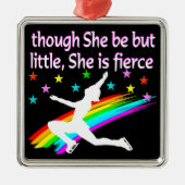 PRACHTIG KUNSTSCHAATONTWERP METALEN ORNAMENT (Voorkant)