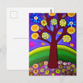 Prachtig kunstwerk | Contact houden Briefkaart (Voorkant / Achterkant)