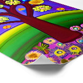 Prachtig kunstwerk | Contact houden Poster (Hoek)