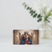 Prachtig kunstwerk van Football-legende Lionel Mes Visitekaartje (Staand voorkant)