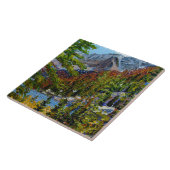 Prachtig Lake Uitzicht Tegeltje (Zijkant)