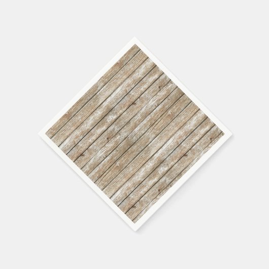 Prachtig land Shabby Chic rustiek hout Servet (Hoek)