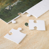 Prachtig landschap bij zonsondergang schilderen legpuzzel (Zijkant)