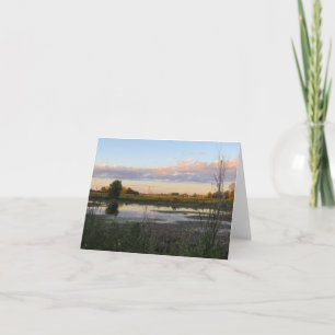 Prachtig landschap - Blank Wenskaart Kaart