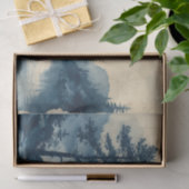 Prachtig Landschap met een stilstaande, glazen riv Tissuepapier (Geschenk)