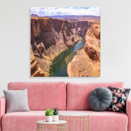 Prachtig landschap van de Grand Canyon en de Color Canvas Afdruk