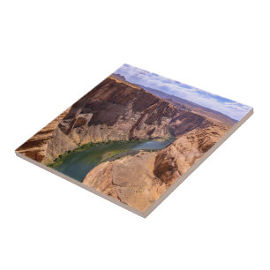 Prachtig landschap van de Grand Canyon en de Color Tegeltje