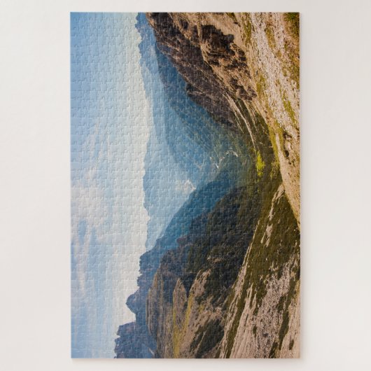 Prachtig landschap van de Italiaanse Alpen Legpuzzel (Verticaal)