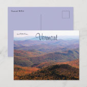 Prachtig landschap van Vermont Briefkaart (Voorkant / Achterkant)