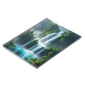 Prachtig landschap waterval notitieboek (Linkerzijde)