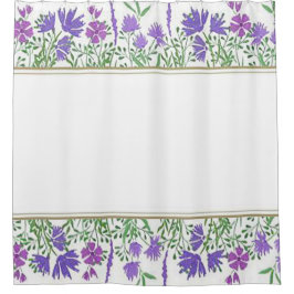 Prachtig lavendel patroon ontwerp douchegordijn