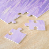 Prachtig lavenderveld of Paars weide Legpuzzel (Zijkant)