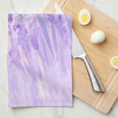 Prachtig lavenderveld of Paars weide Theedoek (Quarter Fold)