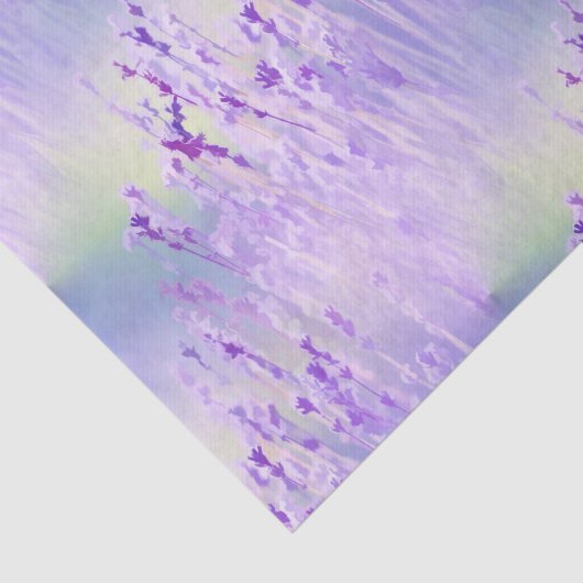 Prachtig lavenderveld of Paars weide Tissuepapier (Detail)
