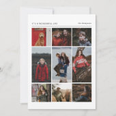 Prachtig Leven Multi-Foto Kerstkaart (Voorkant)