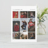 Prachtig Leven Multi-Foto Kerstkaart (Staand voorkant)
