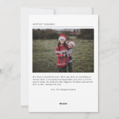 Prachtig Leven Multi-Foto Kerstkaart (Achterkant)