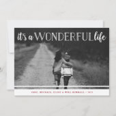 Prachtig leven vakantiefoto feestdagenkaart (Voorkant)