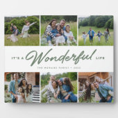 Prachtig leven zes foto familie collage fotoplaat (Voorkant)