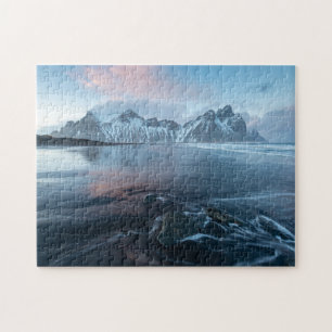 Prachtig Licht in IJsland Stokksnes, Vestrahorn Legpuzzel