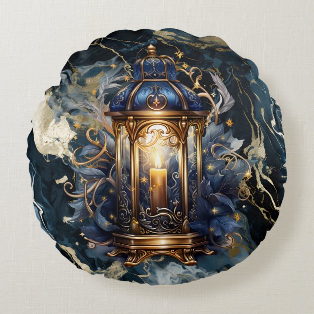 Prachtig Licht Op Mijn Pad Ronde Kussen (Voorkant)