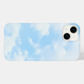Prachtig lichtblauw Case-Mate iPhone case (Achterkant (horizontaal))