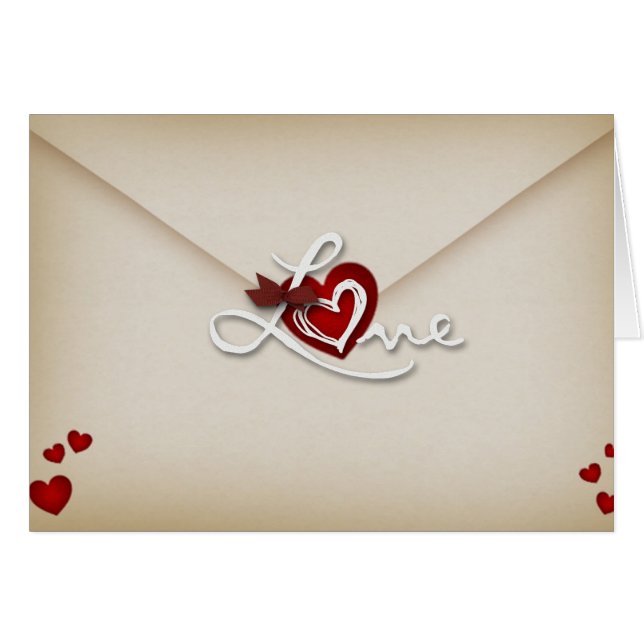 Prachtig Liefde Wenskaart! (Voorkant Horizontaal)