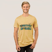 Prachtig liefhebber van honden Tri-Blend shirt (Voorkant volledig)