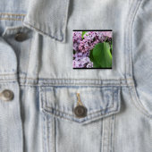 Prachtig Lila Vierkante Button 5,1 Cm (In situ)