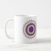 Prachtig Lotus Flower Design Violet Koffiemok (Links)