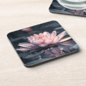 Prachtig Lotus Lake Bier Onderzetter (Linkerzijde)