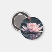 Prachtig Lotus Lake Magneet (Voorkant / Achterkant)