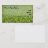 Prachtig Lush Green Rice Field Visitekaartje (Voorkant / Achterkant)