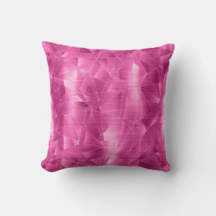 Prachtig Luxe Hot Pink Geometrical Patroon Kussen