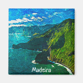 Prachtig Madeira Portugal Coastal Uitzicht Magneet (Voorkant)
