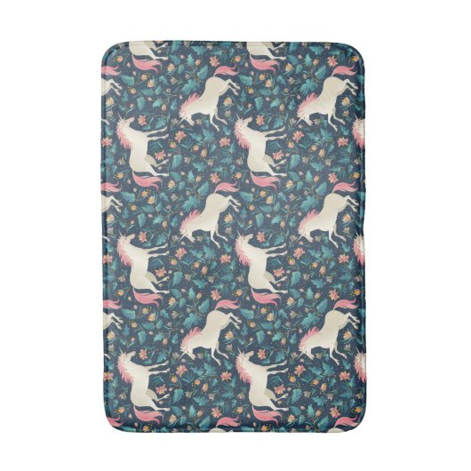 Prachtig Magical Unicorn Pattern Badmat (Voorkant Verticaal)