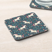 Prachtig Magical Unicorn Pattern Bier Onderzetter (Linkerzijde)