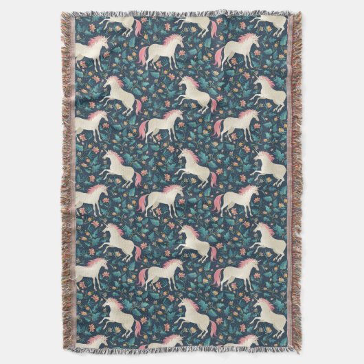 Prachtig Magical Unicorn Pattern Deken (Voorkant Verticaal)