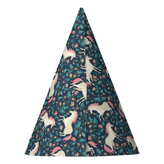 Prachtig Magical Unicorn Pattern Feesthoedjes (Achterkant)