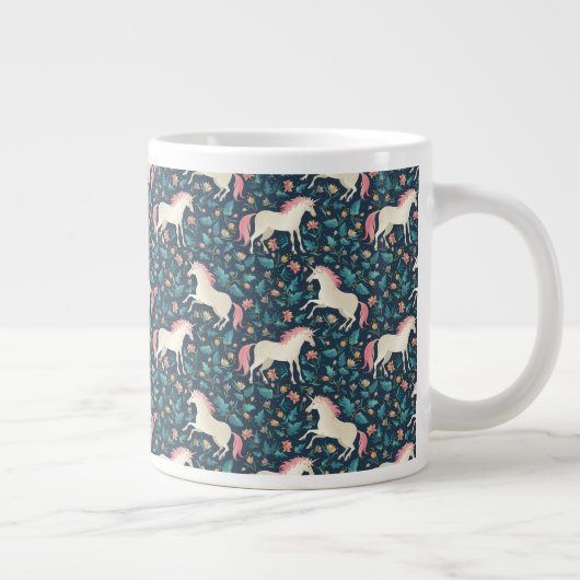 Prachtig Magical Unicorn Pattern Grote Koffiekop (Rechts)