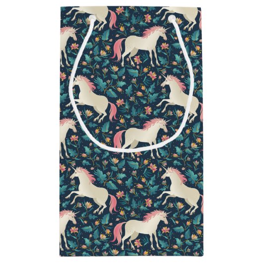 Prachtig Magical Unicorn Pattern Klein Cadeauzakje (Achterkant)