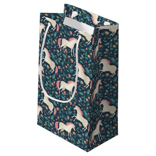 Prachtig Magical Unicorn Pattern Klein Cadeauzakje (Achterkant Gekanteld)