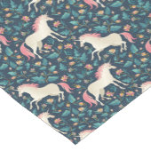 Prachtig Magical Unicorn Pattern Korte Tafelloper (Hoek)