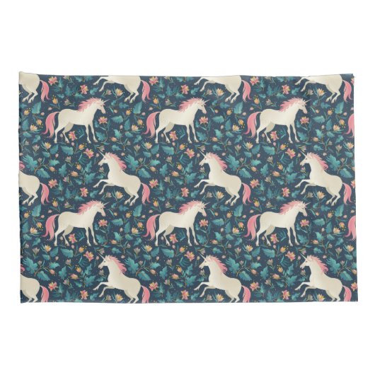 Prachtig Magical Unicorn Pattern Kussensloop (Achterkant-Rechts)