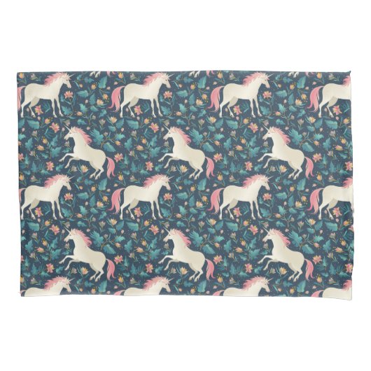 Prachtig Magical Unicorn Pattern Kussensloop (Voorkant-Links)