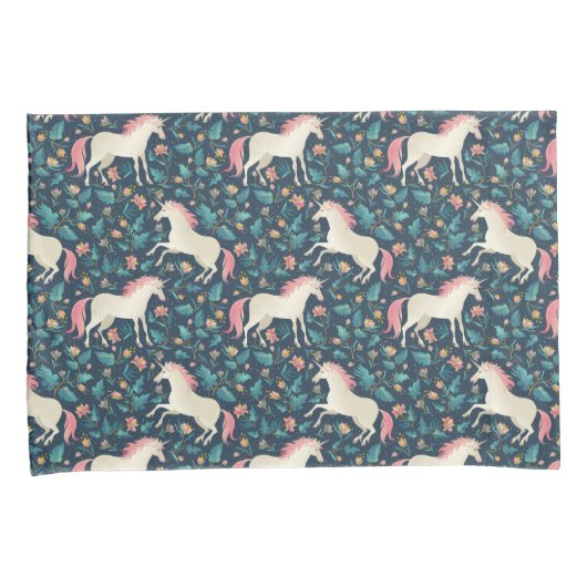 Prachtig Magical Unicorn Pattern Kussensloop (Voorkant-Rechts)