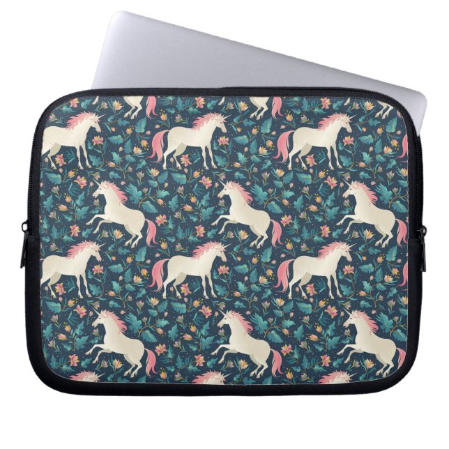 Prachtig Magical Unicorn Pattern Laptop Sleeve (Voorkant)